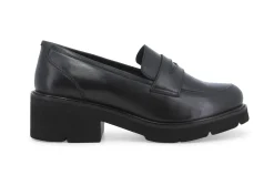 Mocassini Donna: Mocassino donna in pelle nero 034327