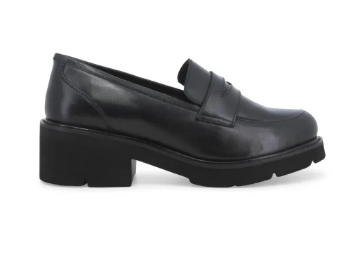 Mocassini Donna: Mocassino donna in pelle nero 034327