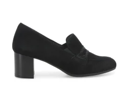Mocassini Donna: Mocassino donna in camoscio nero x5336w