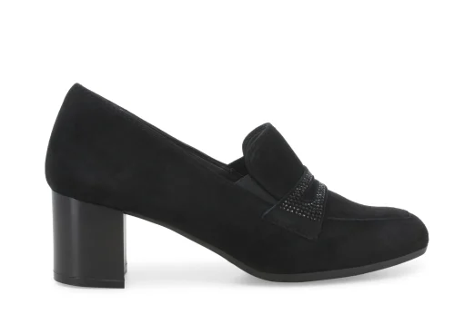 Mocassini Donna: Mocassino donna in camoscio nero x5336w