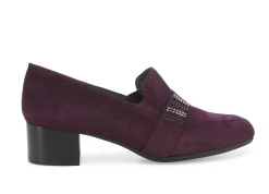 Mocassini Donna: Mocassino donna in camoscio bordo x5320w