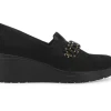 Mocassini Donna: Mocassino donna in camoscio nero k53005