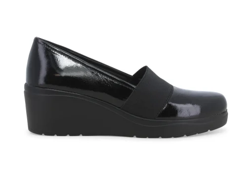 Mocassini Donna: Mocassino donna in vernice nero k53003