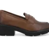 Mocassini Donna: Mocassino donna in pelle cuoio 034327