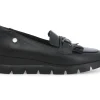 Mocassini Donna: Mocassino donna in pelle nero 055000