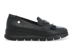 Mocassini Donna: Mocassino donna in pelle nero 055000