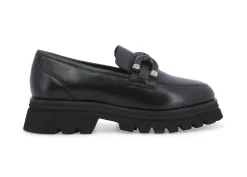 Mocassini Donna: Mocassino donna in pelle nero 034348