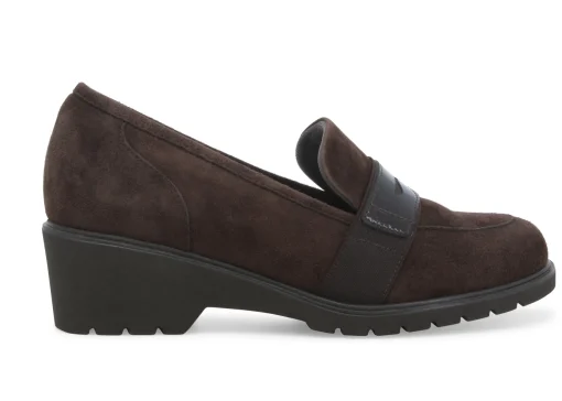 Mocassini Donna: Mocassino donna in camoscio marrone r35740w