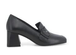 Mocassini Donna: Mocassino donna in pelle nero v5722w