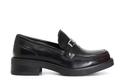 Mocassini Donna: Cafè Noir C1EA9003 MOCASSINO IN SIMILPELLE SPAZZOLATA CON FIBBIA