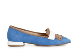 Mocassini Donna: Cafè Noir C1ED5003 MOCASSINO IN PELLE SCAMOSCIATA CON FRANGIA