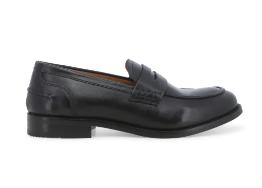 Mocassini Uomo: Mocassino uomo in pelle nero k36048