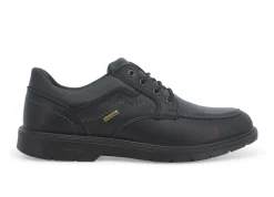Mocassini Uomo: Mocassino uomo derby allacciato in pelle nero u15477w