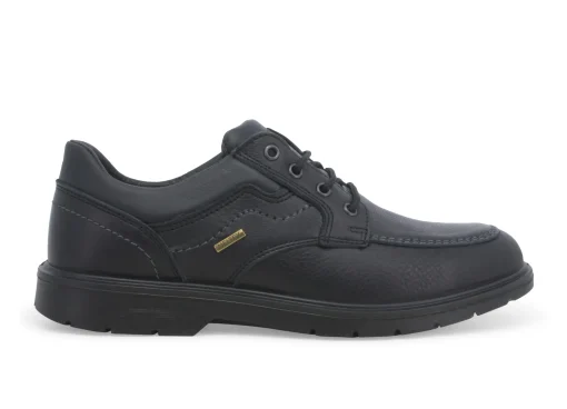 Mocassini Uomo: Mocassino uomo derby allacciato in pelle nero u15477w