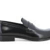Mocassini Uomo: Mocassino uomo classico in pelle abrasivato nero u1020
