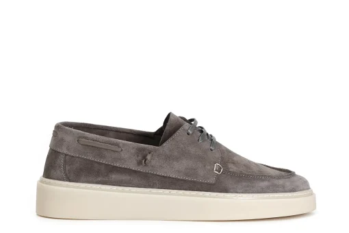 Mocassini Uomo: Cafè Noir C1PL6001 BARCA IN PELLE SCAMOSCIATA
