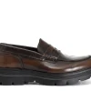 Mocassini Uomo: Cafè Noir C1RC1002 MOCASSINO IN PELLE SPAZZOLATA