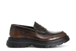Mocassini Uomo: Cafè Noir C1RC1002 MOCASSINO IN PELLE SPAZZOLATA