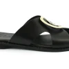 MOSAIC PS1465 black nero ciabatta donna pelle