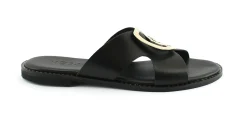 MOSAIC PS1465 black nero ciabatta donna pelle