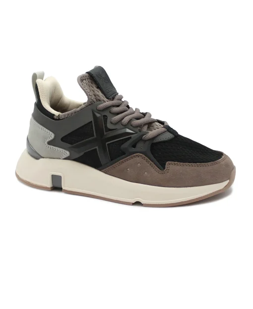 MUNICH 4172082 CLIK WOMEN 82 grigio marrone scarpe donna sneakers lacci