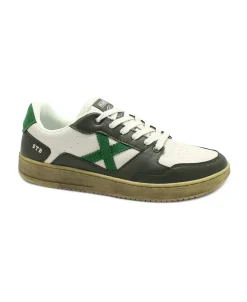 MUNICH 8908082 LEGIT 82 bianco verde scarpe uomo sneakers lacci pelle
