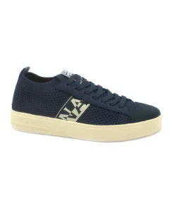 NAPAPIJRI KQ1761 blue marine blu scarpe uomo sneakers lacci tessuto
