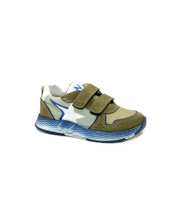 NATURINO ALTHIDON 18230 stone verde 27/32 scarpe bambino strappi camoscio tessuto