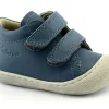 NATURINO COCOON 12904 celeste scarpe bambino strappi pelle