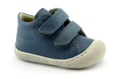 NATURINO COCOON 12904 celeste scarpe bambino strappi pelle