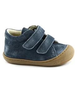 NATURINO COCOON 12904 navy blu scarpe bambino camoscio pelle strappi
