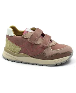 NATURINO PLAYAY 17141 33/34 rose platinum scarpe bambina strappi sneakers glitter