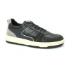 NERO GIARDINI 00470 carbone grigio scarpe uomo sneakers lacci pelle