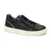 NERO GIARDINI 00430 nero scarpe uomo sneakers lacci zip pelle