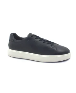 NERO GIARDINI 02892 sauvage blu scarpe uomo sneakers sportive lacci pelle