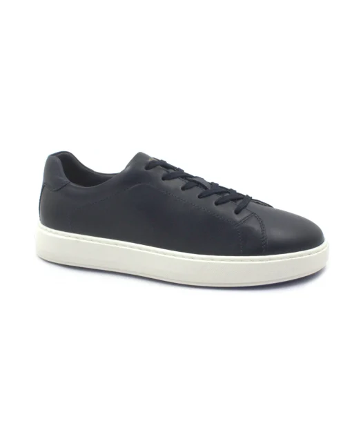 NERO GIARDINI 02892 sauvage blu scarpe uomo sneakers sportive lacci pelle
