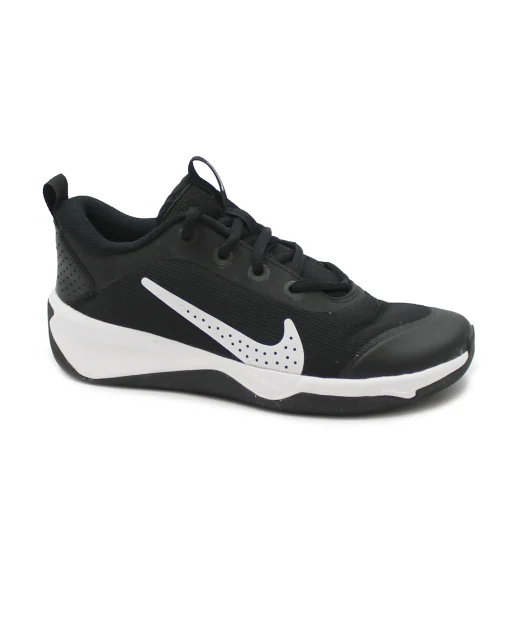 NIKE DM9027 OMNI MULTI COURT black white nero scarpe ragazzo tessuto lacci unisex