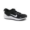 NIKE FB7690 REVOLUTION 7 black white nero scarpe bambino tessuto strappo unisex