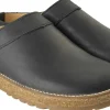 Pantofole Donna: 818070701 Travel-Neo schwarz, Rindleder