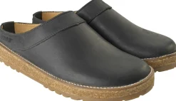 Pantofole Donna: 818070701 Travel-Neo schwarz, Rindleder