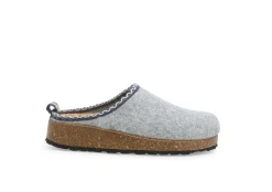 Pantofole Donna: Pantofola donna in tessuto riciclato grigio pd836