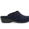 Pantofole Donna: Pantofola donna in tessuto blu pd306w
