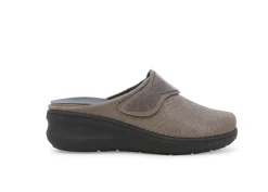 Pantofole Donna: Pantofola donna in pelle castoro pd908