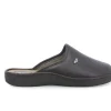 Pantofole Uomo: Pantofola uomo in ecopelle marrone pu150w
