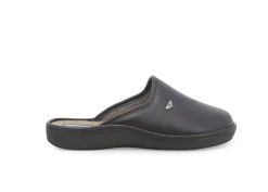 Pantofole Uomo: Pantofola uomo in ecopelle marrone pu150w