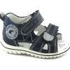 PRIMIGI 1361622 blu scarpe sandalo bambino tallone strappi pelle