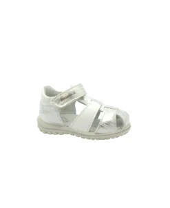 PRIMIGI 3861400 snow argento scarpe sandali bambina punta chiusa strappo