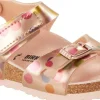 Sandali Bambino: 1021711 Colorado Kids metallic dots copper, Birko Flor