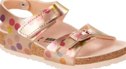 Sandali Bambino: 1021711 Colorado Kids metallic dots copper, Birko Flor