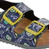 Sandali Bambino: 1015617 Milano robots Blue, Birko Flor